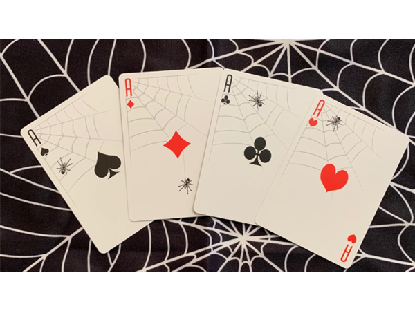 Gilded Bicycle Spider (Tan) Playing Cards