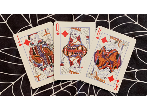 Gilded Bicycle Spider (Tan) Playing Cards