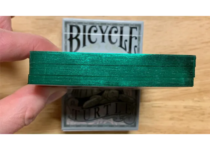 Gilded Bicycle Turtle (Land) Playing Cards