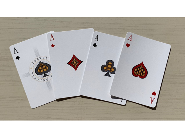 Gilded Bicycle Turtle (Land) Playing Cards