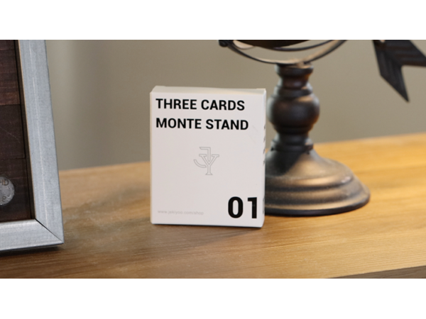 Three Cards Monte Stand RED (Gimmicks and Online Instruction) by Jeki Yoo