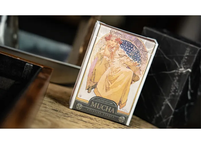 Mucha Princess Hyacinth Silver Edition Playing Cards by TCC