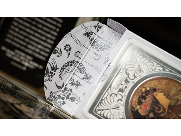 Mucha Princess Hyacinth Silver Edition Playing Cards by TCC