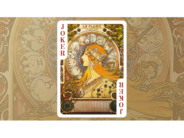 Mucha Princess Hyacinth Silver Edition Playing Cards by TCC