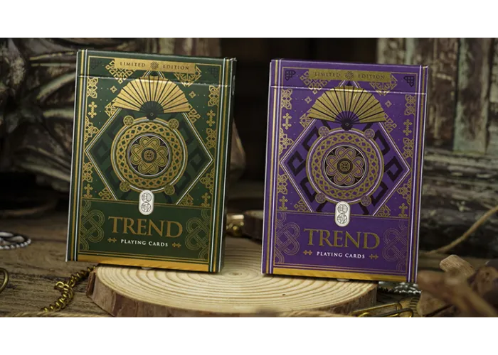 Trend (Purple) Playing Cards by TCC