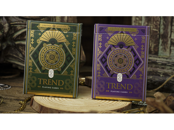Trend (Purple) Playing Cards by TCC