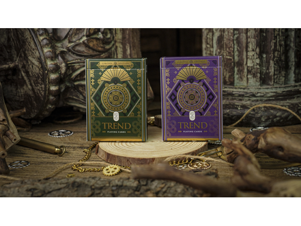 Trend (Purple) Playing Cards by TCC