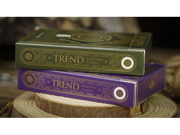 Trend (Purple) Playing Cards by TCC