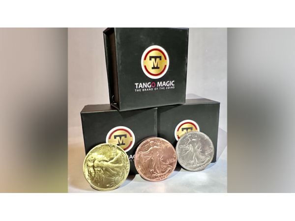 Follow the Silver Walking Liberty (Gimmicks and Online Instructions) by Tango