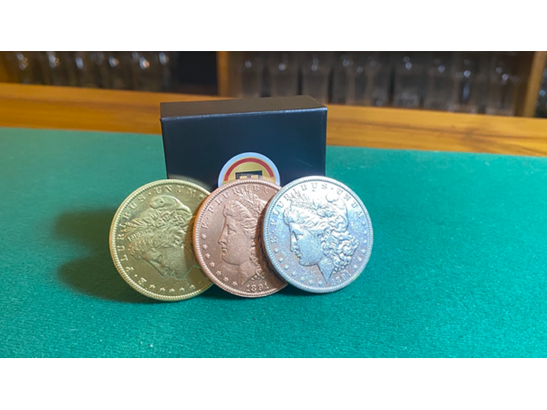 Follow the Silver Morgan Replica (Gimmicks and Online Instructions) by Tango