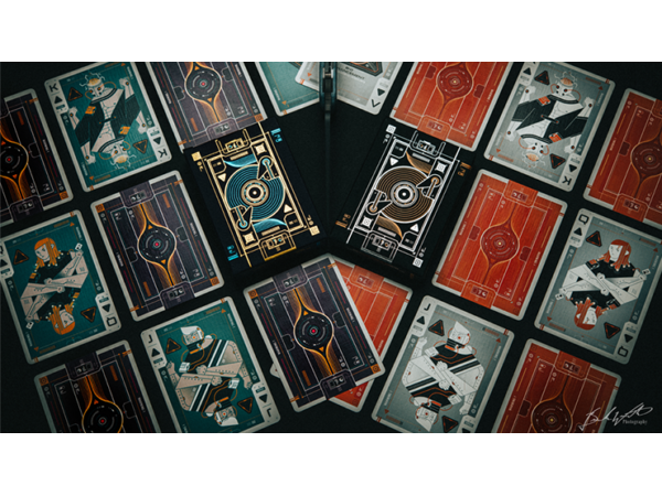 Gilded Cyberware (Rouge) Playing Cards