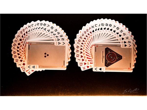 Gilded Cyberware (Rouge) Playing Cards