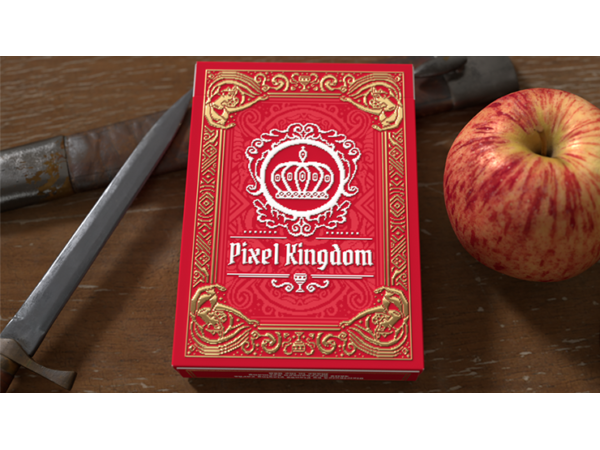 Pixel Kingdom (Red Edition) Playing Cards
