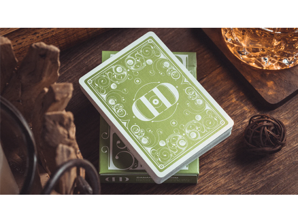 Smoke & Mirrors V8, Green (Deluxe) Edition Playing Cards by Dan & Dave