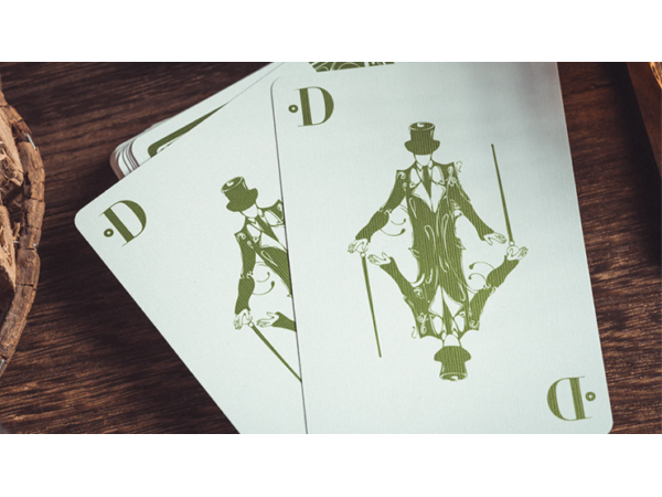 Smoke & Mirrors V8, Green (Deluxe) Edition Playing Cards by Dan & Dave