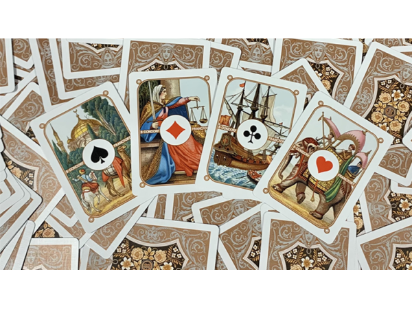 Four Continents (Copper) Playing Cards