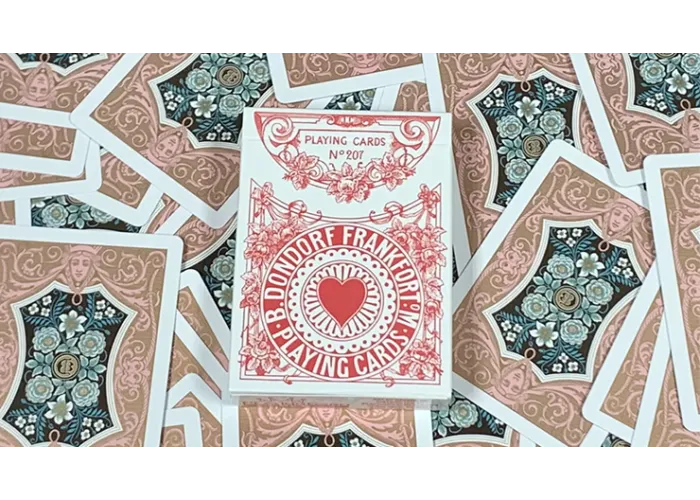 Four Continents (Red) Playing Cards