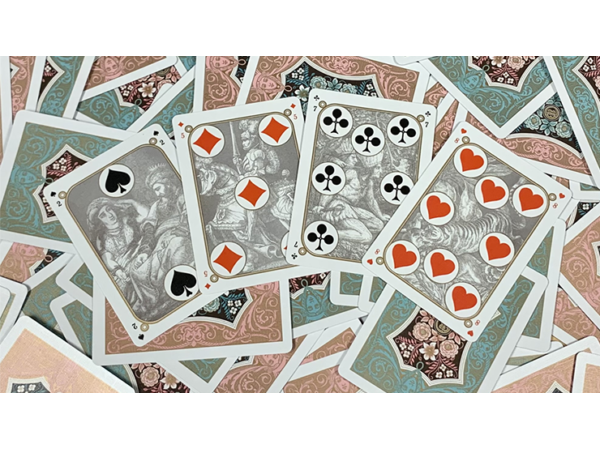 Four Continents (Red) Playing Cards