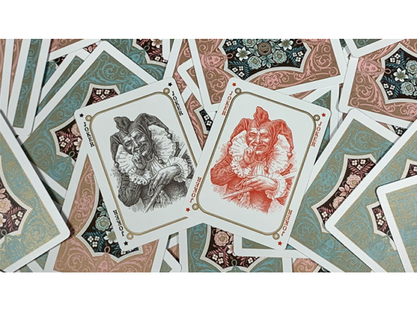 Four Continents (Red) Playing Cards
