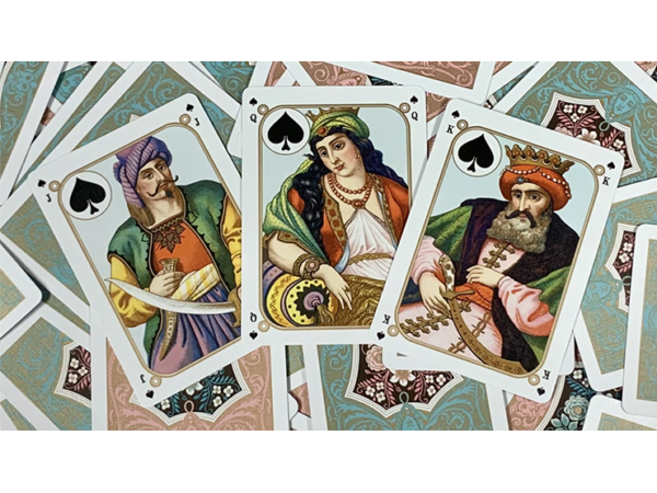 Four Continents (Red) Playing Cards