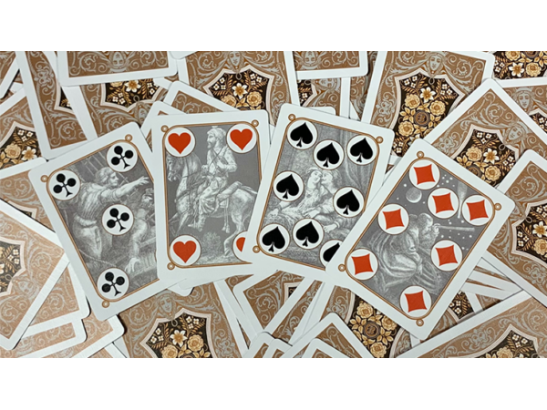 Gilded Four Continents (Copper) Playing Cards