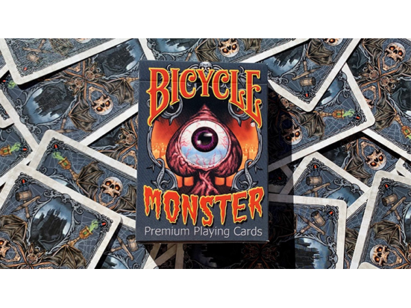 Gilded Bicycle Monster V2 Playing Cards