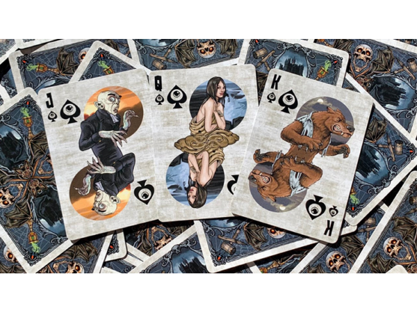 Gilded Bicycle Monster V2 Playing Cards
