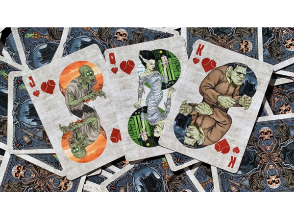 Gilded Bicycle Monster V2 Playing Cards
