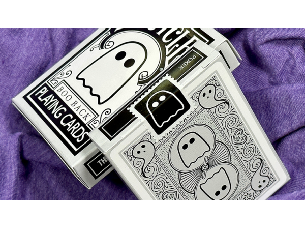 Bicycle Boo Back Playing Cards (Grey)