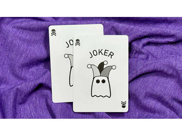 Bicycle Boo Back Playing Cards (Grey)