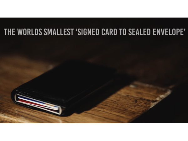 Comet Wallet Black Leather Silver Shell (Gimmicks and Online Instruction) by Andrew Dean