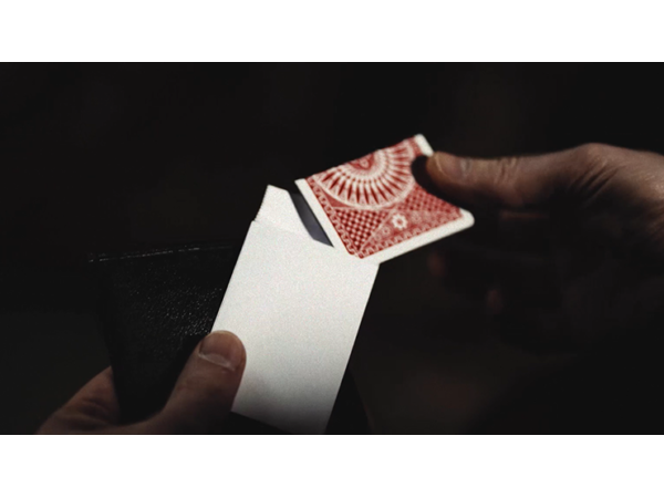 Comet Wallet Black Leather Silver Shell (Gimmicks and Online Instruction) by Andrew Dean