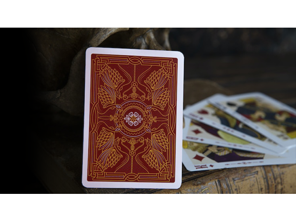 Shakespeare (Burgundy) Playing Cards