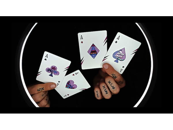 Retro Wave Playing Cards