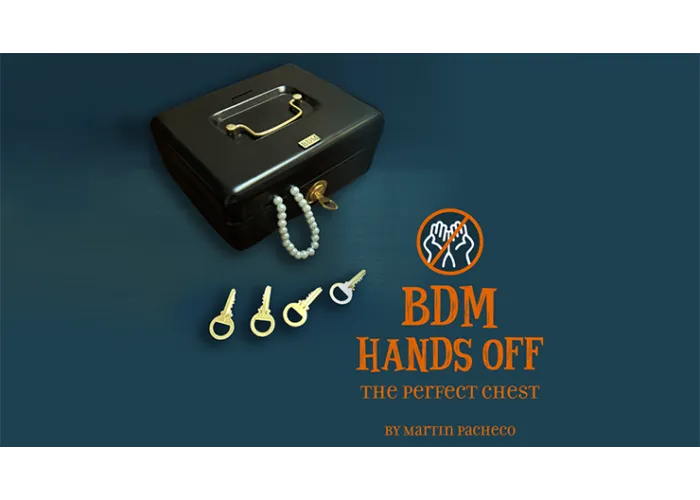BDM Hands Off Safe Box - The Perfect Chest (Gimmick and Online Instructions) by Bazar de Magia