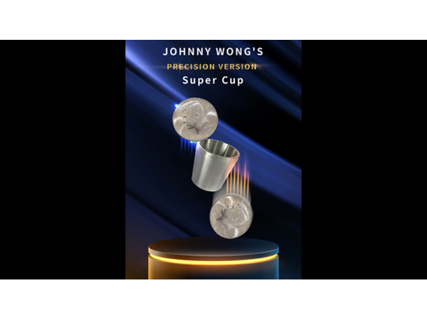 Super Cup PERCISION (Half Dollar) by Johnny Wong - (1 DVD and 1 cup)