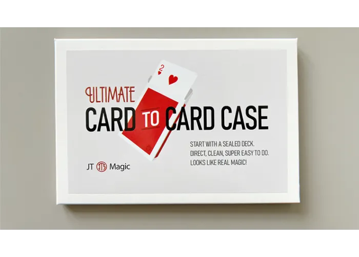Ultimate Card to Card Case RED (Gimmicks and Online Instructions) by JT