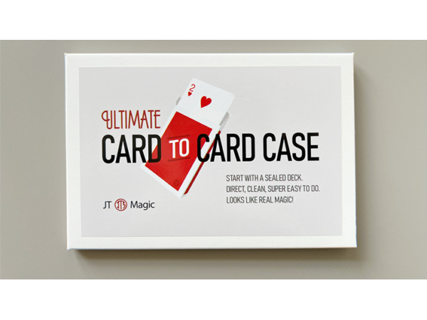 Ultimate Card to Card Case RED (Gimmicks and Online Instructions) by JT