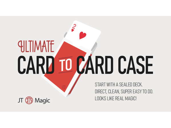 Ultimate Card to Card Case RED (Gimmicks and Online Instructions) by JT