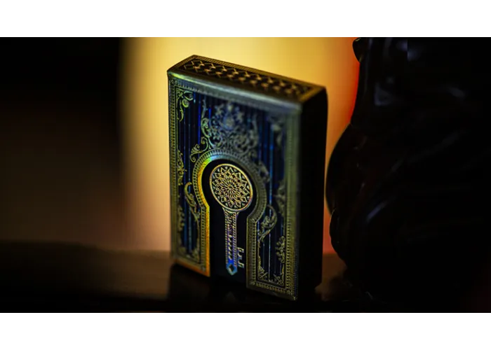 Secrets of the Key Master (with Holographic Foil Drawer Box) Playing Cards by Handlordz