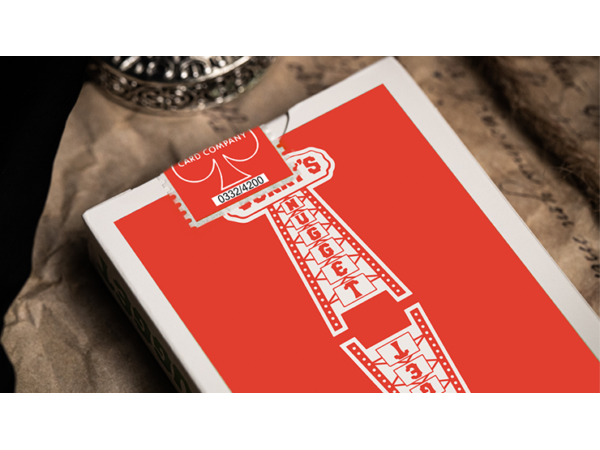 Jerry's Nugget (Atomic Red) Marked Monotone Playing Cards