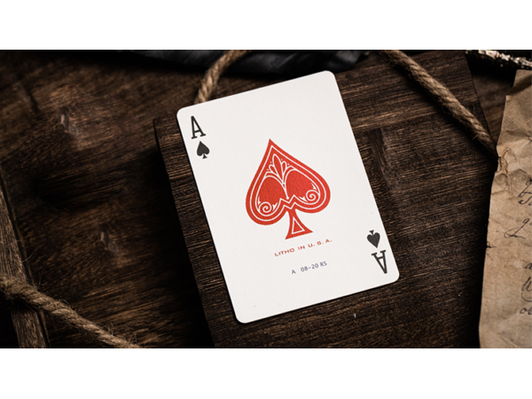 Jerry's Nugget (Atomic Red) Marked Monotone Playing Cards