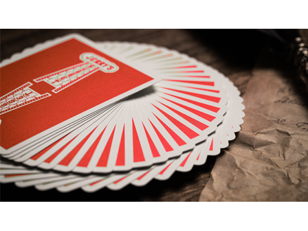 Jerry's Nugget (Atomic Red) Marked Monotone Playing Cards