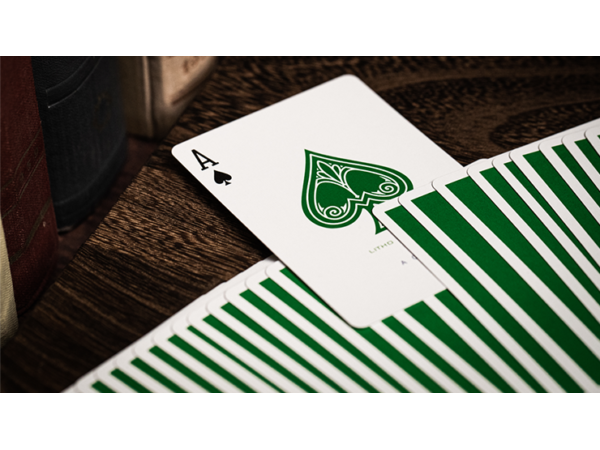 Jerry's Nugget (Felt Green) Marked Monotone Playing Cards
