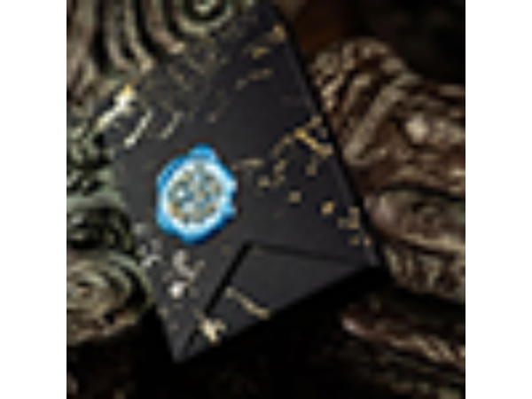 Fluid Art Blue (Luxury Edition) Playing Cards