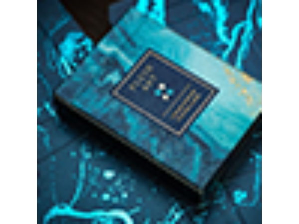 Fluid Art Blue (Luxury Edition) Playing Cards