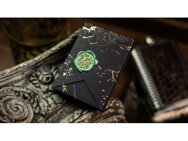 Fluid Art Green (Luxury Edition) Playing Cards
