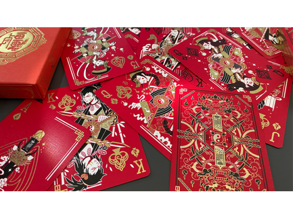 Geung Si The Torpor (Red) Playing Cards