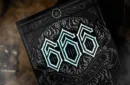 666 V4 (Cyan) Playing Cards by Riffle Shuffle – Bild 1