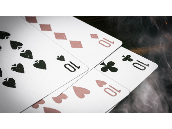 666 V4 (Rose Gold) Playing Cards by Riffle Shuffle